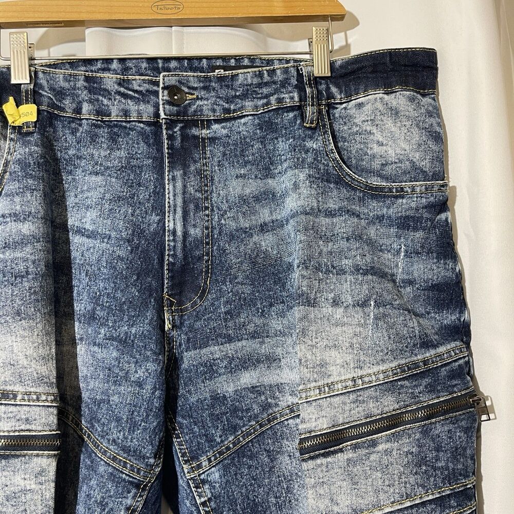 Southpole Shorts Mens 46‎ Blue Denim Jeans Stretch